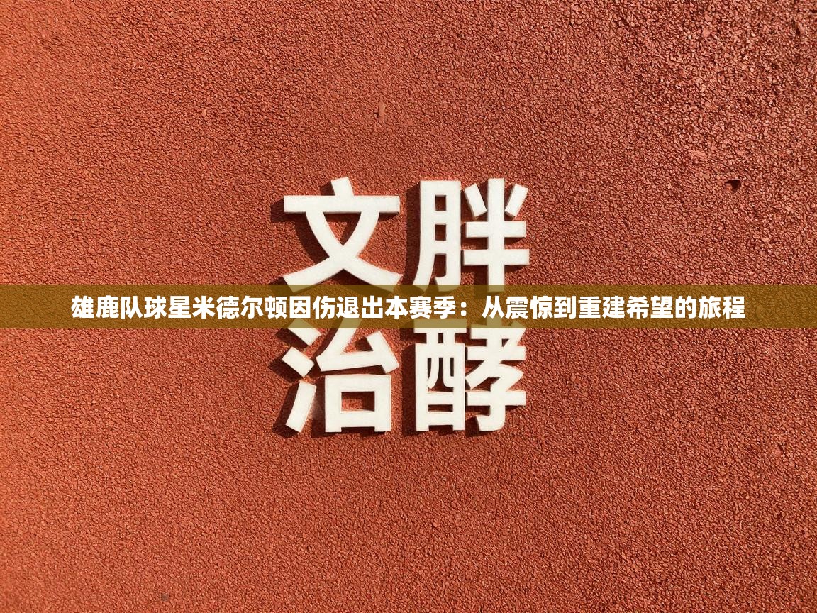 开云体育app官网网页登录入口-雄鹿队球星米德尔顿因伤退出本赛季：从震惊到重建希望的旅程  第3张